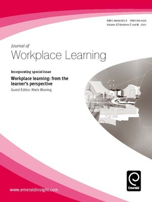cover image of Journal of Workplace Learning, Volume 17, Issue 7 & 8